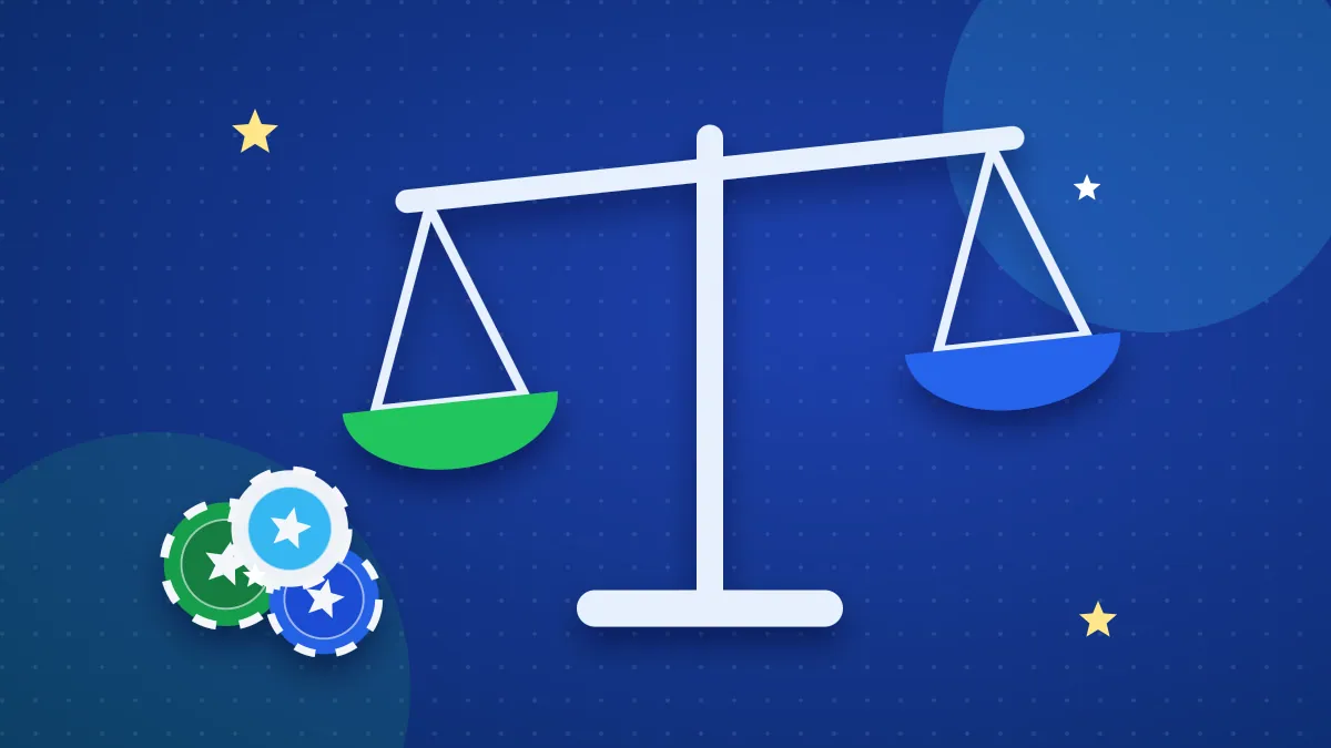 Balance qui compare deux options